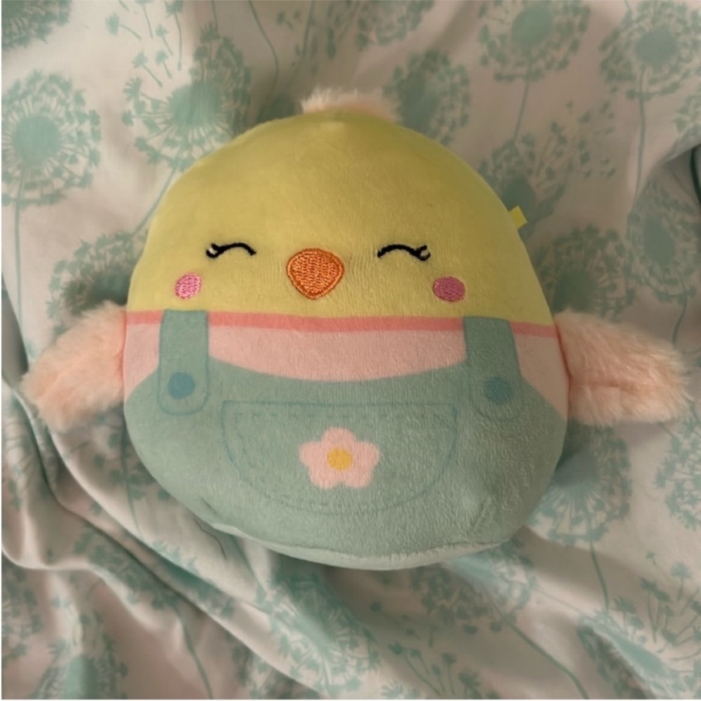 Squishmallows Yellow and Green Chick Plush